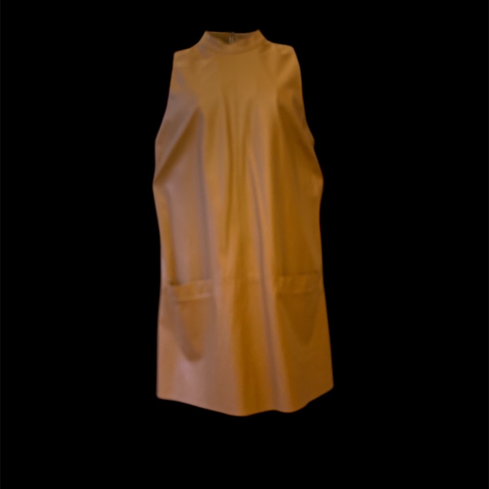 Aqua Design Faux Leather Dress - Picture 4 of 9